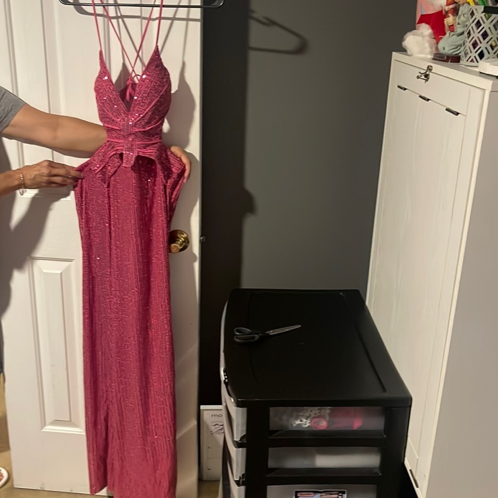 Pink gown